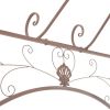 Garden Pavilion Antique Brown 9.8' Iron